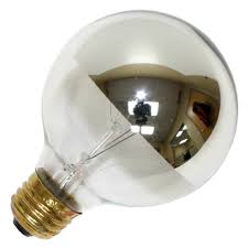 Westinghouse 03156 Silver Bowl Chrome Top Light Bulb