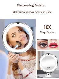 1pc 10x magnifying folding makeup