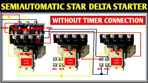 star delta starter wiring semi