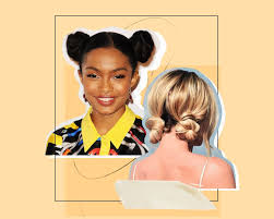 Secure it with a small hair tie, then make a hole in the middle and 'topsy tail' it. 10 Cool And Easy Buns That Work For Short Hair