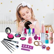 kids makeup kit cosmetic toys set with