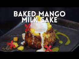 baked mango milk cake vineet bhatia