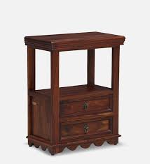 Ojaswi Solid Wood End Table In