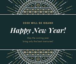 Happy new year 2020 new years eve poster composition. Happy New Year 2020 Greeting Card Download Archives Muddoo