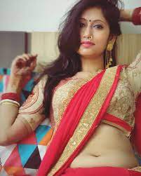 South indian actress swetha jadhav in half saree, lehenga and designer blouse showing off her waist beauty, back and navel. Saree Navel