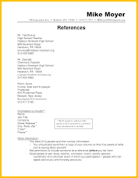 Sample Character Reference Format Resume References On For Examples