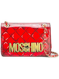 Moschino Vintage Redwall Belt Moschino Trompe Loeil Logo