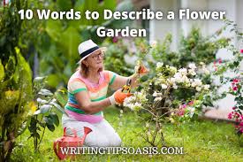 10 words to describe a flower garden