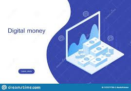 Concept Digital Marketing Digital Money Analyze With Graph