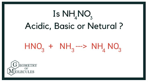 Is Nh4no3 Acidic Basic Or Neutral