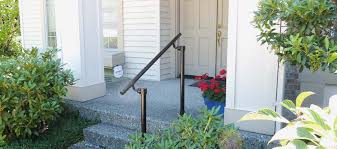 outdoor stair handrail kits