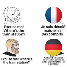 Germany vs france @pinkie comments (26). Visiting France Vs Visiting Germany Memes