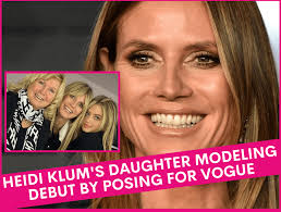 Heidi klum says daughter leni, 16, is now interested in modeling. Heidi Klum S Daughter Leni Modeling Debut By Posing For Vogue Food And Everything Else Too