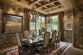 15 gorgeous dining rooms with stone walls