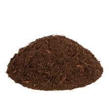 dark brown hardwood mulch