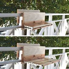 Spacesave Hanging Balcony Table Foldable