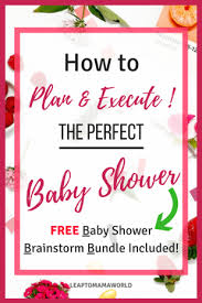 How To Plan And Execute The Perfect Baby Shower Leap To