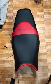 Black And Red Bike Seat Cover