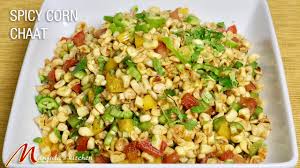 Spicy Corn Chaat Recipe By Manjula