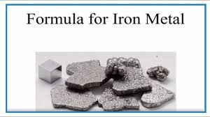 how to write the formula for iron metal