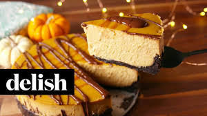 chocolate pumpkin cheesecake delish