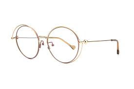 復古大圓細框眼鏡88030-C1 玫瑰金-FitGlasses視鏡空間- 首選線上配鏡, 兒童眼鏡, 隱形眼鏡配送, 太陽眼鏡, 兒控鏡片