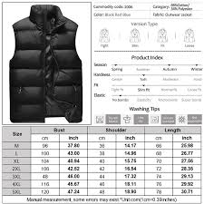 Details About Mens Winter Vest Sleeveless Puffer Outwear Zip Up Padded Jacket Coat Waistcoat