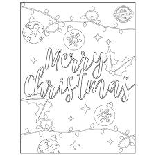 these free merry christmas coloring