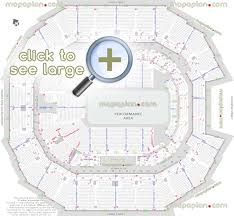 Time Warner Cable Arena Seat Row Numbers Detailed Seating