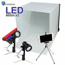Photo Booth Studio 16 X16 Tabletop Photography Tent Box Lighting Kit Backdrops Ebay