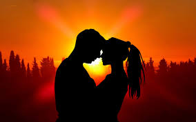 Love wallpapers hd sort wallpapers by: Sunset Boy And Girl Silhouette Romantic Couple Love Wallpaper Hd For Mobile Phones Wallpapers13 Com