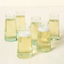 Recycled Stemless Flutes Set Of 6