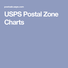 Usps Postal Zone Charts Shipping Usps Shipping Etsy