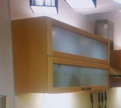 Glass Door Wall Cabinet For Kitchen