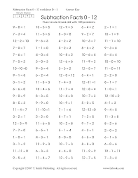 Addition And Subtraction Facts To 20 Worksheets