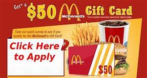 Maybe you would like to learn more about one of these? Get A 50 Mcdonald S Gift Card Get A 50 Mcdonald S Gift Card