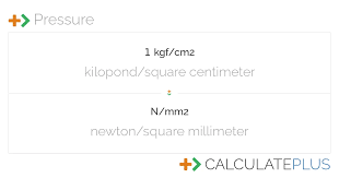 kilopond square centimeter