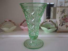 Crown Crystal Green Depression Glass