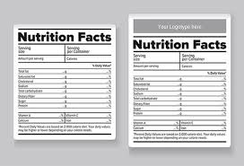 Nutrition Label Template Word Printable Label Templates