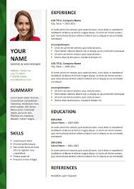 Free Resume Templates Download For Word 22058 Butrinti Org