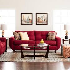 red sofas ideas for your living room