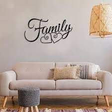 Family Wall Sign Metal Family Wall