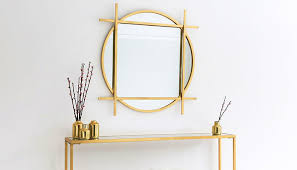 To Hang A Mirror Above A Console Table