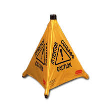 rubbermaid pop up safety cone caution
