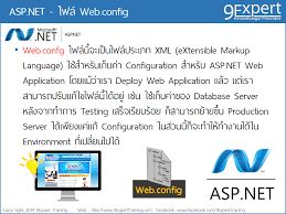 asp net ไฟล web config 9expert training