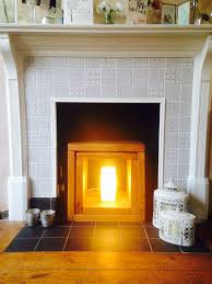 Batik Tile Fireplace Grey Batik Tiles