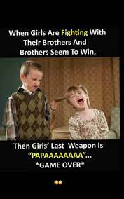 They have been with you through fighting, breaking toys, and all the happiness and sorrow. Pin By Saifi On Jokes Brother Quotes Funny Sister Quotes Funny Siblings Funny Quotes