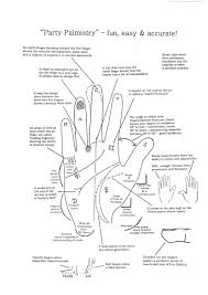 Party Palmistry Easy To Use Palm Lines Hand Reading
