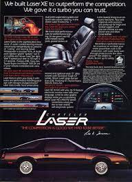 From chrysler sports car models to old chrysler cars, you'll find everything this storied american car company has offered the driving public who makes chrysler and all its models? Lost Cars Of The 1980s 1984 1986 Chrysler Laser Hemmings