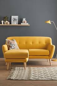 lacey corner chaise sofa with light